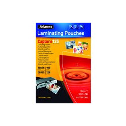 Fellowes pell. di laminazione 60x90 mm 125 mic lucida [5397402]