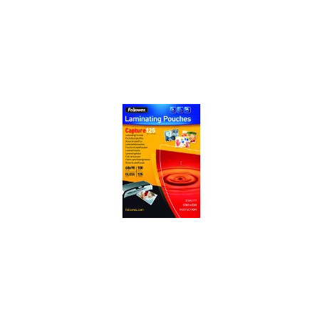 Fellowes pell. di laminazione 60x90 mm 125 mic lucida [5397402]