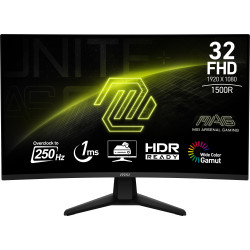 monitor led 31.5'' msi mag 32c6x full hd 1920x1080 1ms classe