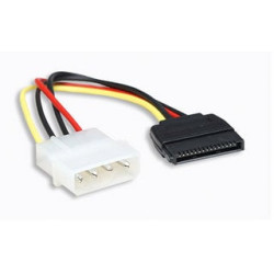 Cavo alimentazione sata molex 4pin m/sata 15pin f