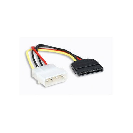 Cavo alimentazione sata molex 4pin m/sata 15pin f