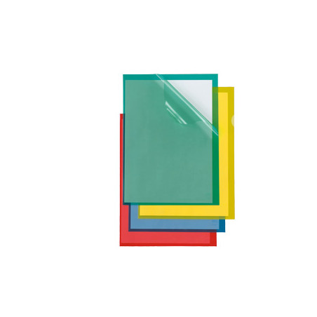 cartellina ad l sei rota 25 pz. 21x29,7 verde poli 150 [66232205]