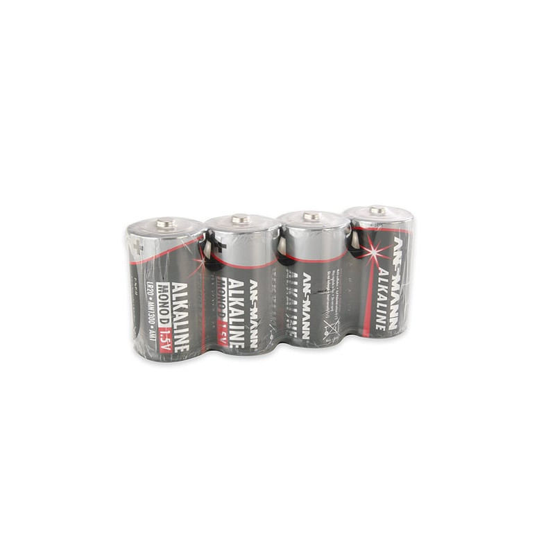 pila ansmann 4 pz. alkaline mono d lr 20 red-line [5015581]