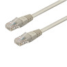 cavo di rete patch wp europe cat 6 u/utp 24/7 grigio 10m [wpc-pat-6u100]