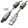 Cavo usb 2.0 a maschio/b maschio 1.8 m con ferrite