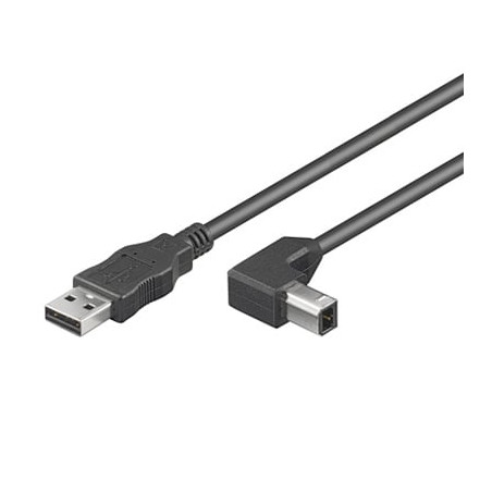 Cavo usb 2.0 a maschio/b maschio angolato 2 m