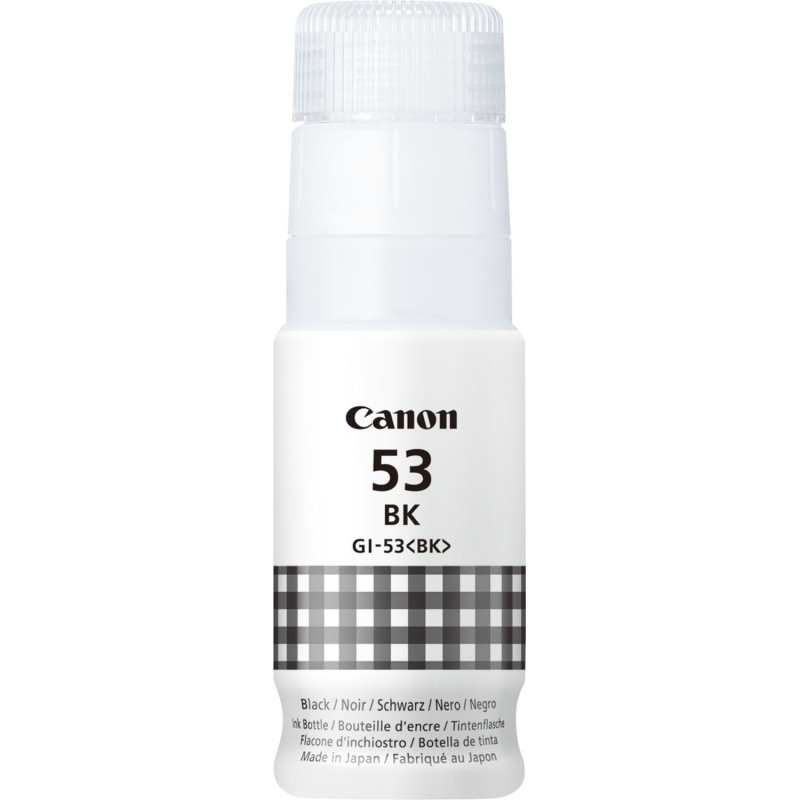 ricarica inchiostro canon gi-53bk pixma g550 g650 nero [4699c001]