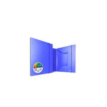 cartelletta a 3 lembi plastibor 40mm azzurro scuro [p0004017]