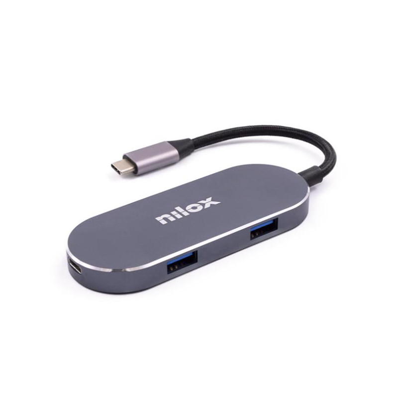 docking station hdmi 3usb grigio [nxdsusbc01]