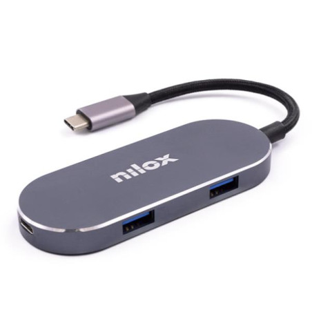 docking station hdmi 3usb grigio [nxdsusbc01]