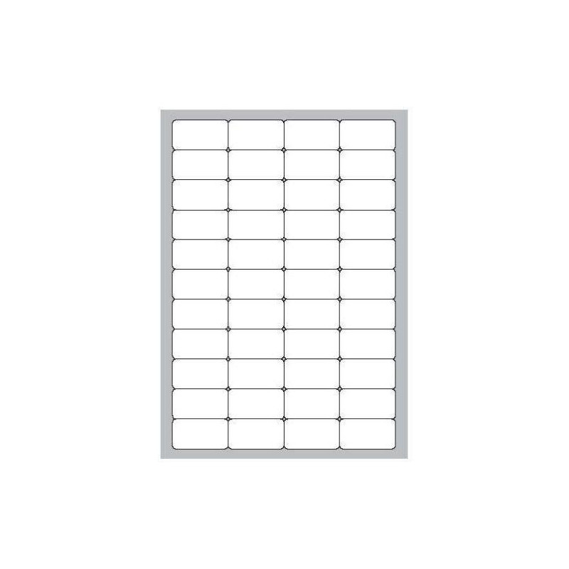 etichette adesive megastar cf4400 per copiatrici a4 47.5 x 25.5mm