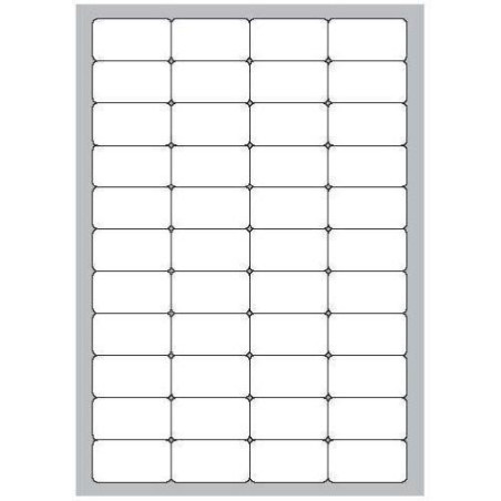 etichette adesive megastar cf4400 per copiatrici a4 47.5 x 25.5mm