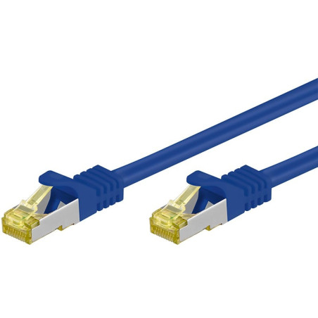 cavo patch cat.7 plug rj45 6a s/ftp lszh 2m blu