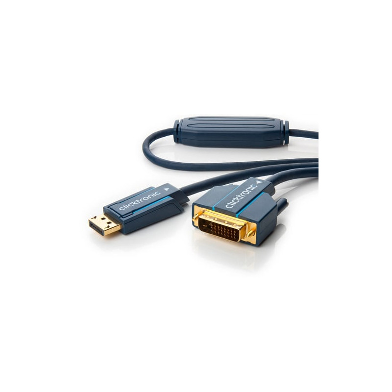Cavo monitor displayport maschio a dvi-d maschio 3 m blu