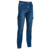 pantalone jeans u power tommy in cotone m/blu [ex244gj-30]