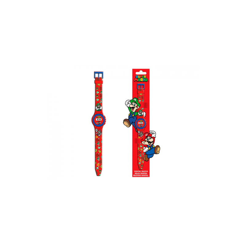 orologio pokemon digitale 9x29x1cm roso