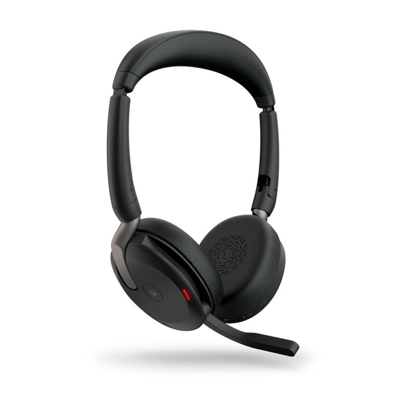 cuffie evolve2 65 flex stereofonico con microfono usb/bluetooth nero