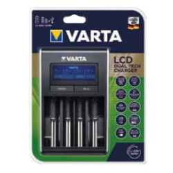 caricabatteria varta dual tech per ni-mh aa/aaa li-ion [57676101401]