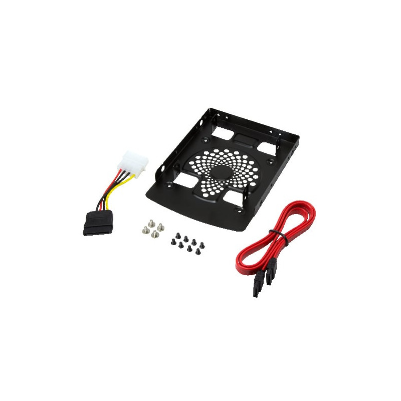 Kit di montaggio logilink per 2 hdd / ssd da 2,5 su alloggio da 3,5