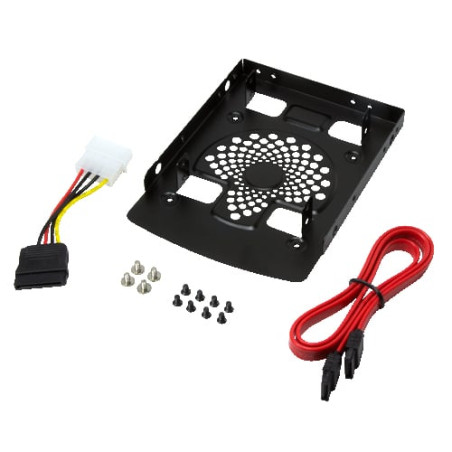 Kit di montaggio logilink per 2 hdd / ssd da 2,5 su alloggio da 3,5