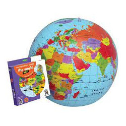 mappamondo mg dystrybucja caly il mondo gonfiabile 42cm multicolore