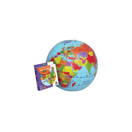 mappamondo mg dystrybucja caly il mondo gonfiabile 42cm multicolore