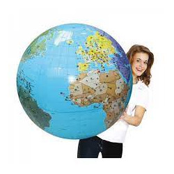 mappamondo mg dystrybucja caly il mondo xxl gonfiabile 85cm multicolore