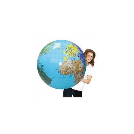 mappamondo mg dystrybucja caly il mondo xxl gonfiabile 85cm multicolore