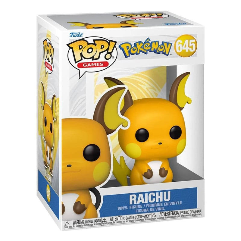 figurina funko pop 645 pokemon raichu multicolore