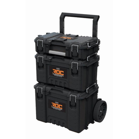 carrello portautensili modulare keter roc pro gear 2.0 nere 3pz [256982]