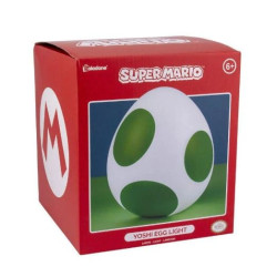 lampada a soggetto paladone super mario: yoshi uovo bianco/verde