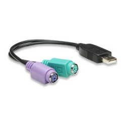 Adattatore usb a doppio ps/2