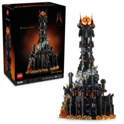 set di costruzioni lego icons 10333 il signore degli anelli: barad-dur
