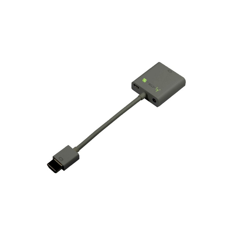 Cavo convertitore adattatore da hdmi a vga con micro usb e audio