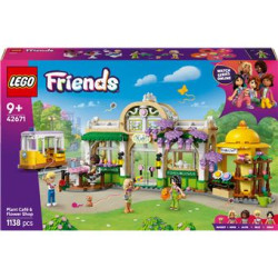 set di costruzione lego friends 42671 plant cafe' e negozio di