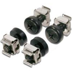 Kit viti intellinet 4 viti 4 dadi/4 rondelle per montaggio rack nero
