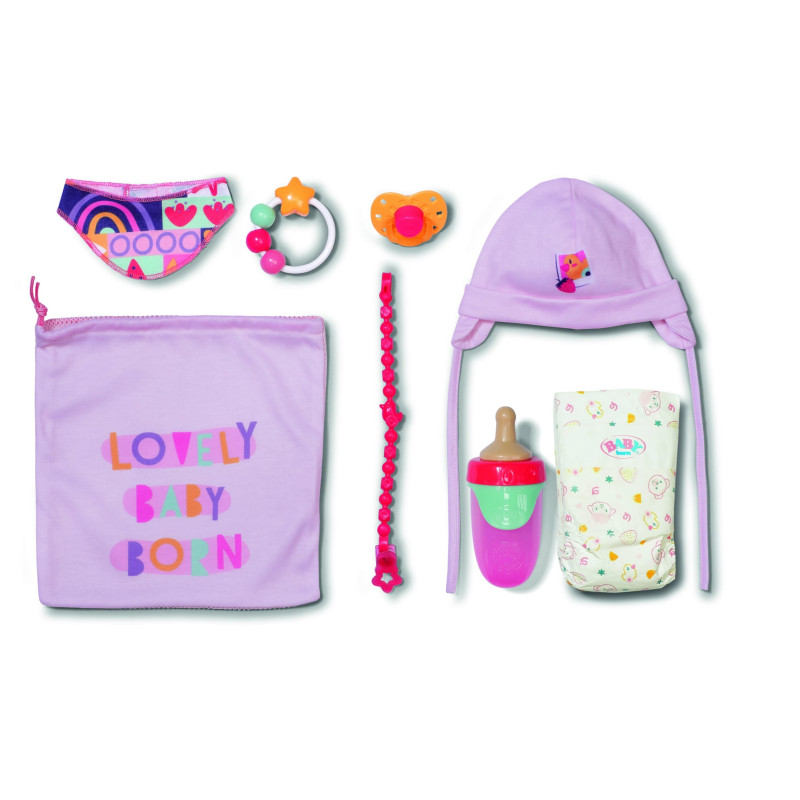 set accessori zapf creation per bambola multicolore [837979]