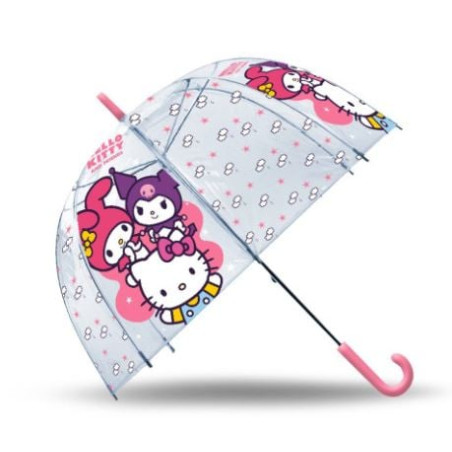 ombrello kids euroswan hello kitty 46cm trasparente [jgkesr0ddd91547]