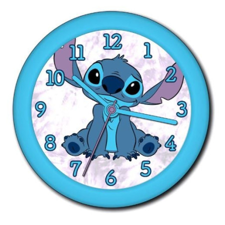 orologio da parete kids euroswan stitch 25cm multicolore [w3kesz0uc077992]