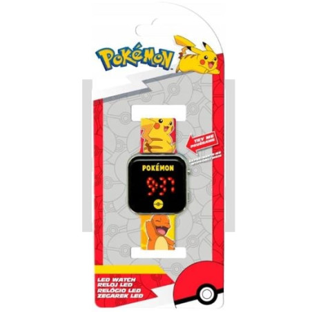 orologio led kids euroswan pokemon per bambini multicolore [w3kesz0uc087120]