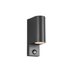 applique da parete trio roya 35w 2xgu10 ip44 nero [214260242]