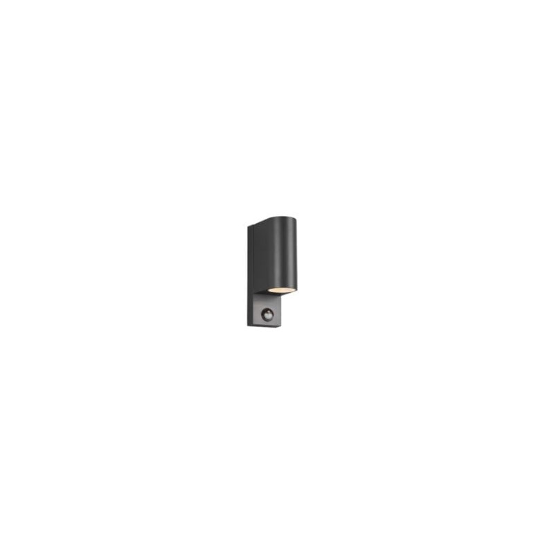 applique da parete trio roya 35w 2xgu10 ip44 nero [214260242]