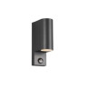 applique da parete trio roya 35w 2xgu10 ip44 nero [214260242]