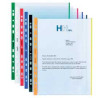 buste trasparenti forate favorit 10 pz. con banda verde 01/0165 [100460031]