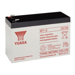 batteria yuasa al piombo-acido per ups 12 v 7 ah, np7-12l