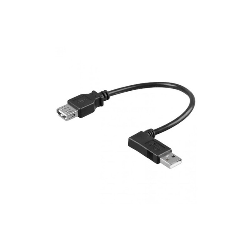 cavo usb 2.0 a maschio angolato/a femmina 0,15 m