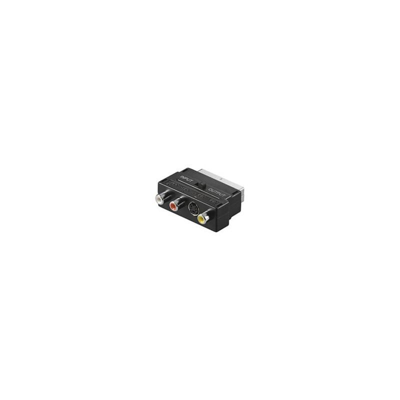 adattatore scart svhs rca audio video