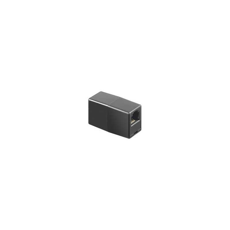 adattatore telefonico rj12 6 poli 6 contatti pin to pin f/f