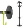 appendiabiti alba a 8 posti 175cm nero stan3 [pmstan3-n]