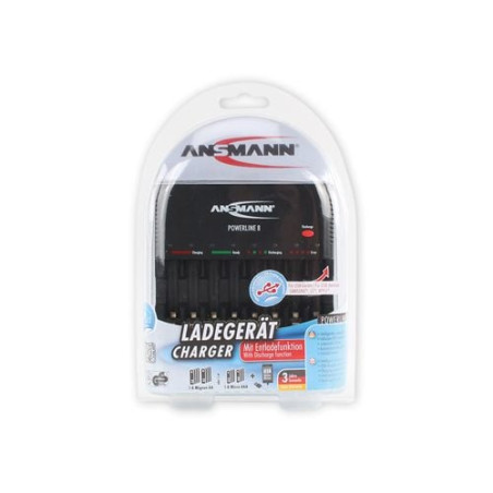 caricabatteria per pile ansmann powerline 8 [1001-0006]